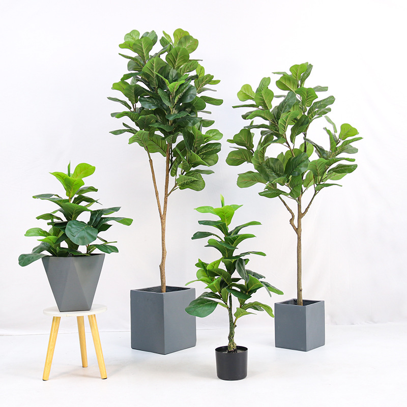 Ficus Lyrata Tree - Plante artificielle en pot, ficus à