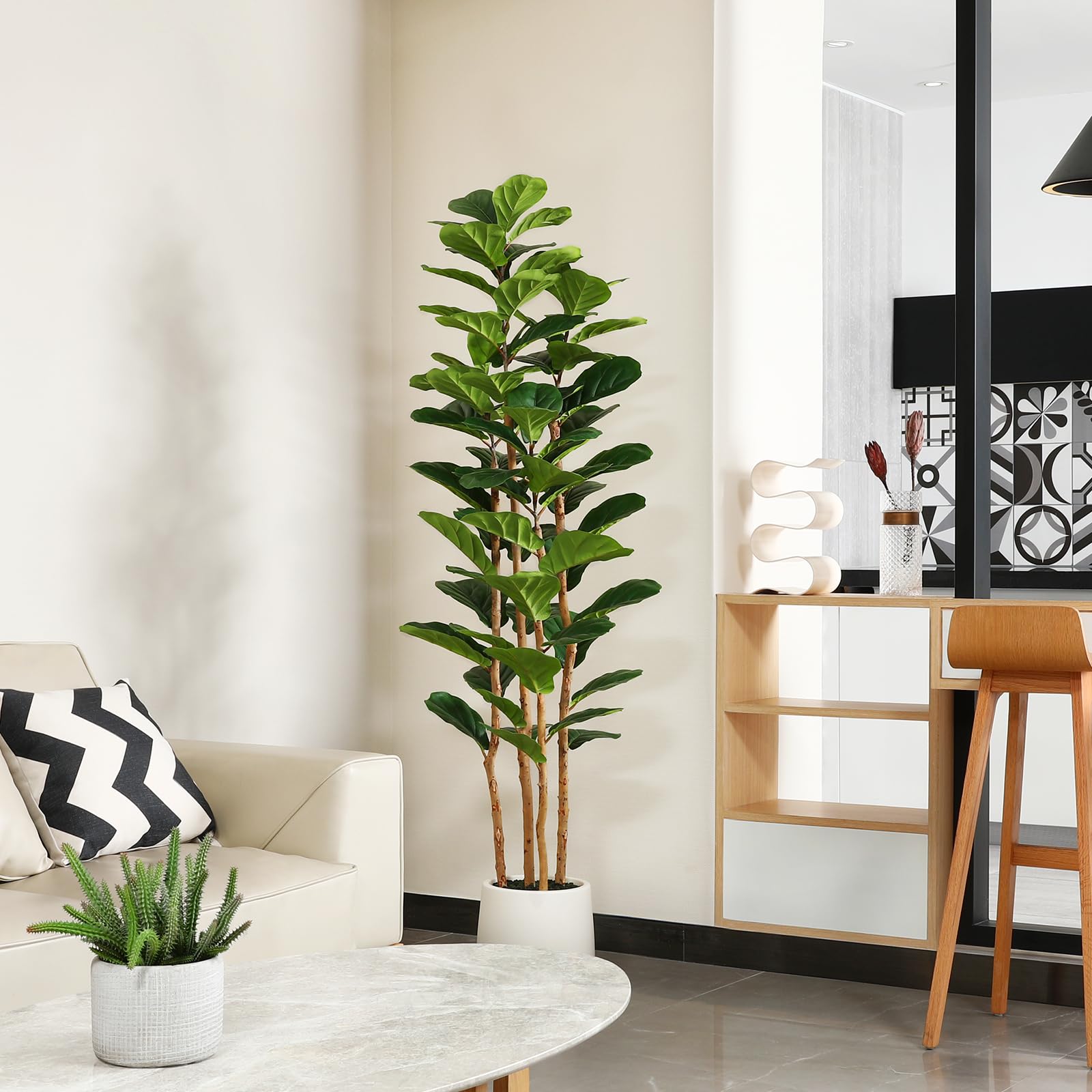 Arbre artificiel de figuier à  - Ficus Lyrata Tree avis et prix